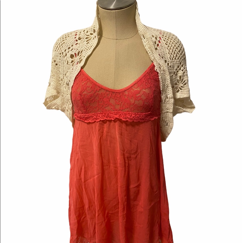 Victoria’s Secret Angels Crochet Shrug